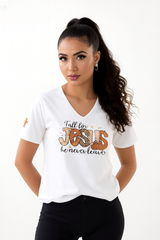 Women’s relaxed v-neck t-shirt - Fall Outfit