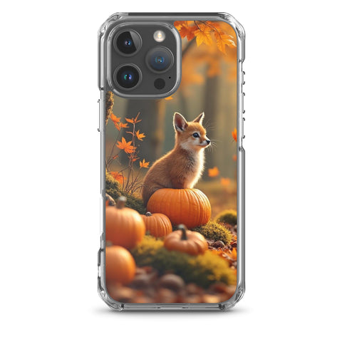 Autumn fox Clear Case for iPhone®