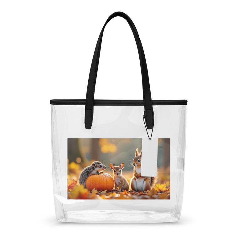 Clear tote bag