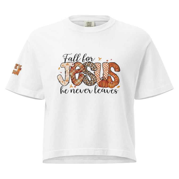 Women’s heavyweight boxy tee for Christian